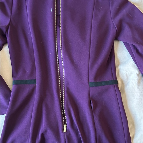 Calvin Klein Purple Dress with Black Accents - Picture 6 of 6